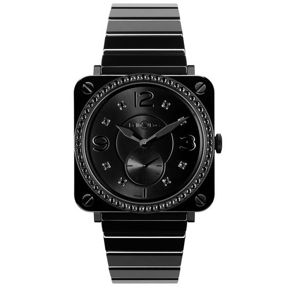 Replica BELL & ROSS Watch replica BR S BLACK CERAMIC PHANTOM DIAMONDS